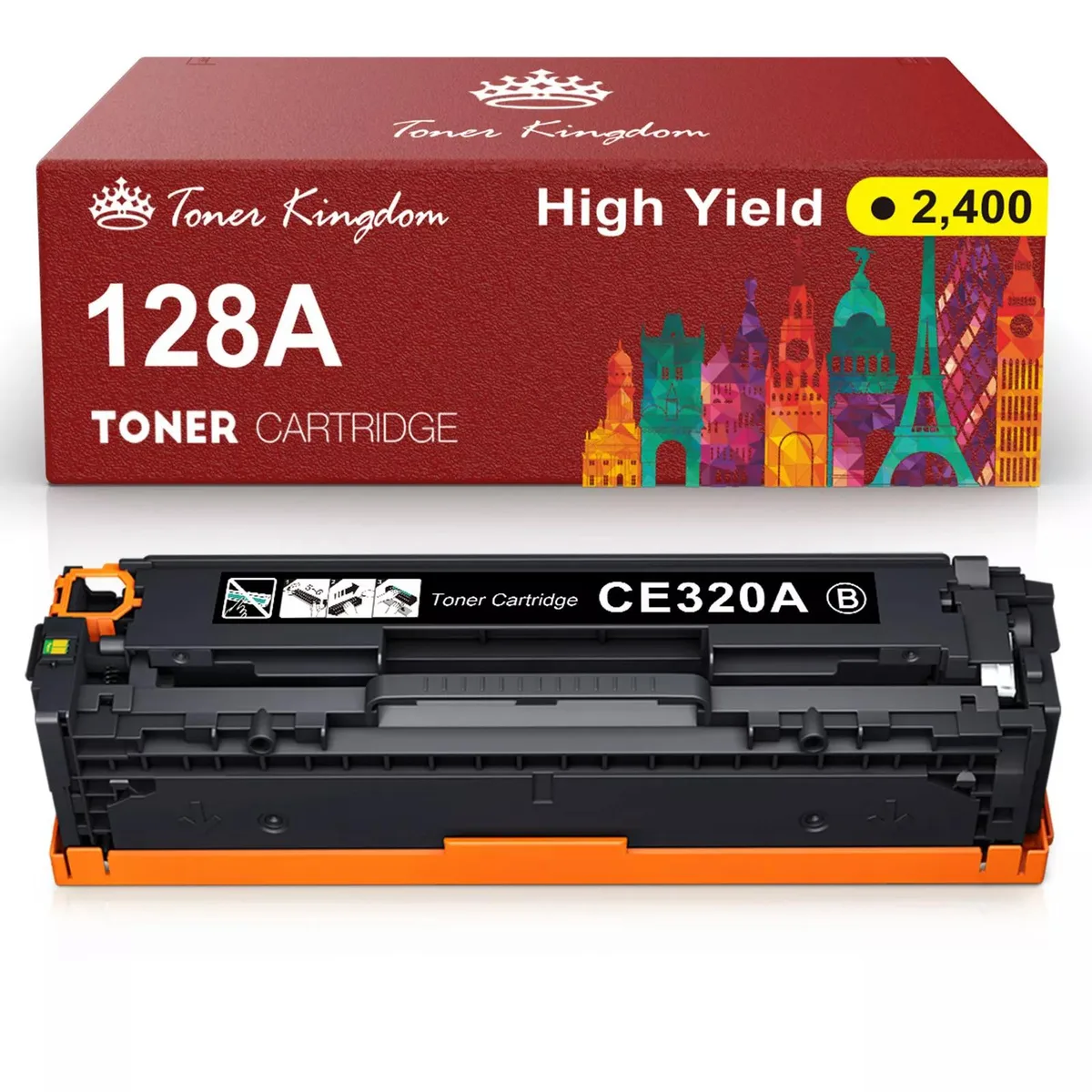 V4ink V4ink CE320A 128A High Yield Black Toner Cartridge 2400 Pages — product photo
