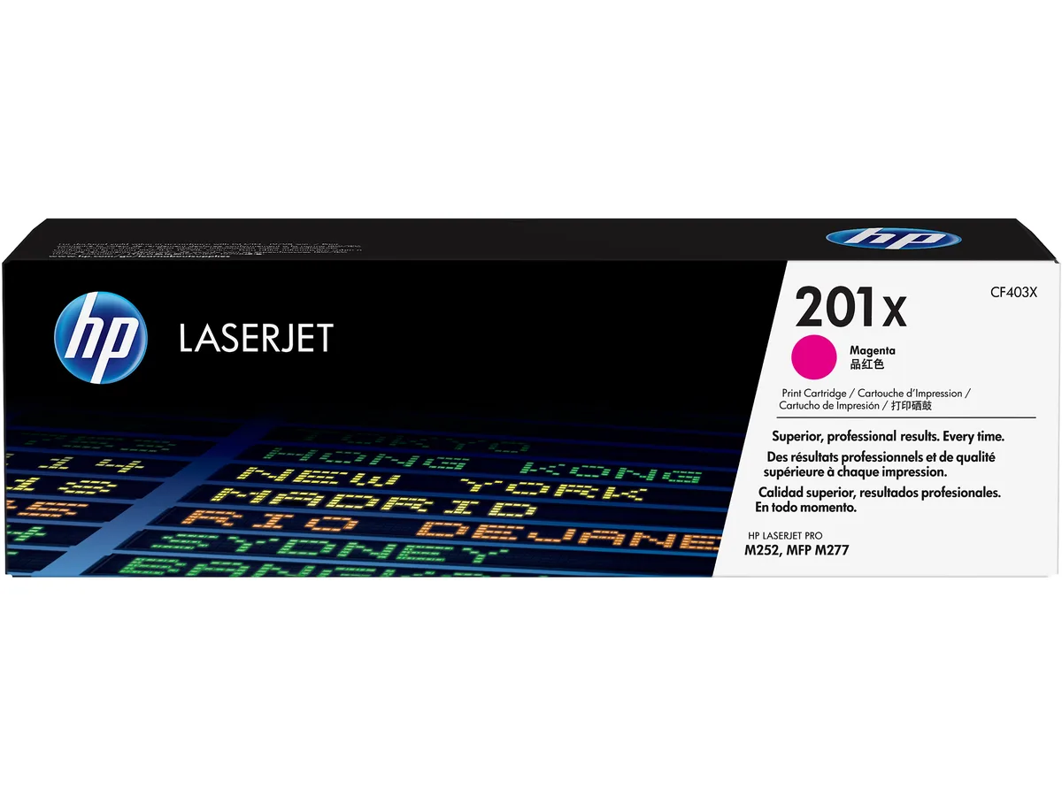 HP HP CF403X 201X High Yield Magenta Toner Cartridge 2300 Pages — product photo