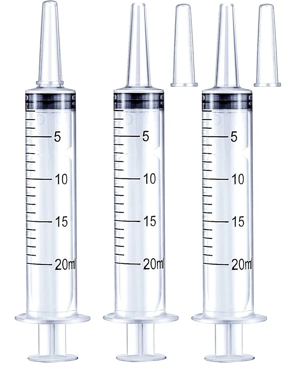  20ml Syringe with Cap Pack of 3 Applicators — product photo