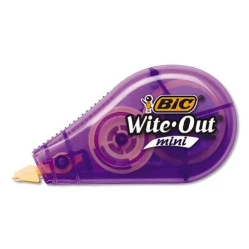 BIC BIC WOTM11 Wite-Out Mini Correction Tape 0.50" x 26.20 ft Assorted — product photo