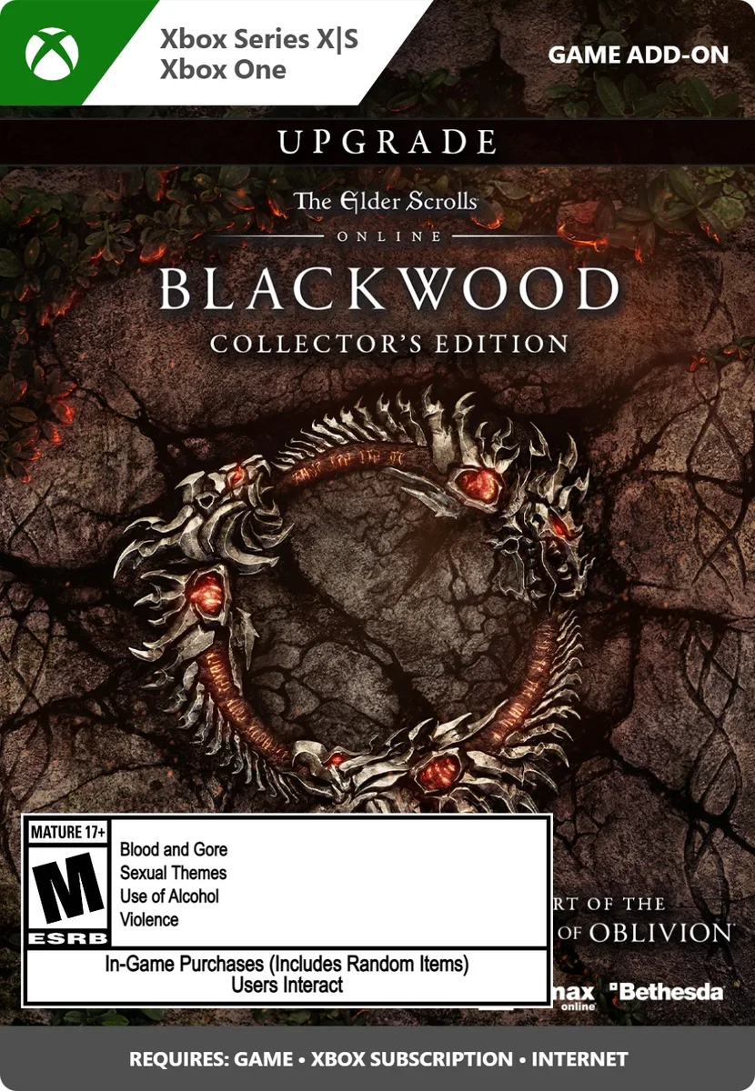 Bethesda Softworks Bethesda Softworks 7CN-00103 The Elder Scrolls Online: Blackwood Upgrade Collector's Edition downloadable game — product photo