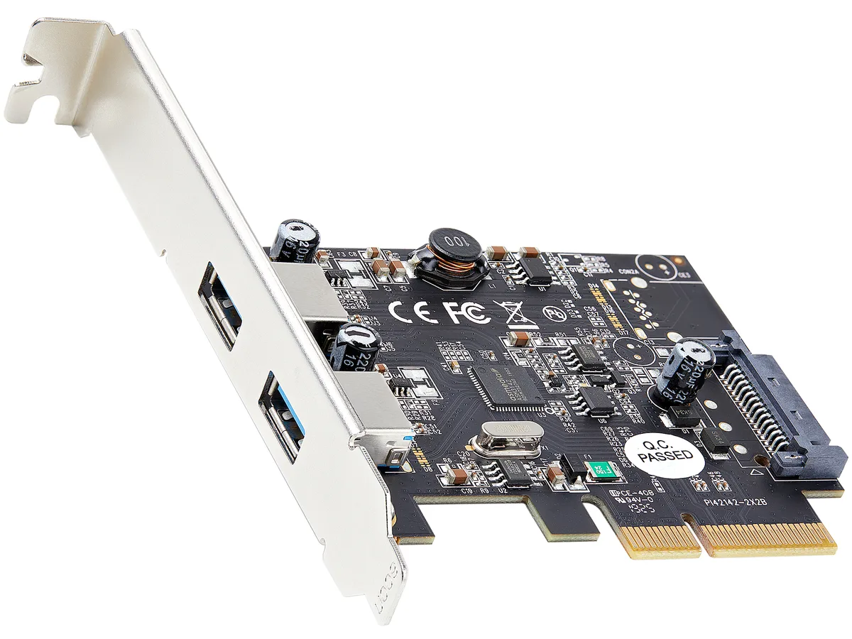 STARTECH STARTECH PEXUSB312A3 2-Port USB 3.2 Gen 2 Type-A expansion card — product photo