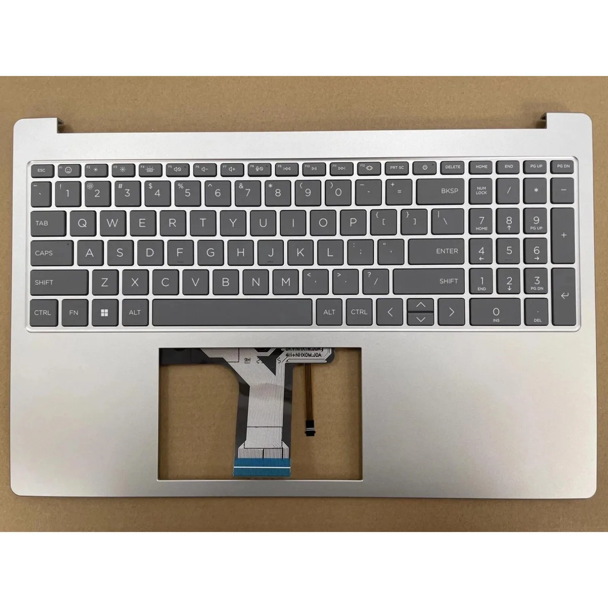 NA N36752-001 Palmrest for HP 15-FC 15-FD Backlit Keyboard laptop replacement part — product photo
