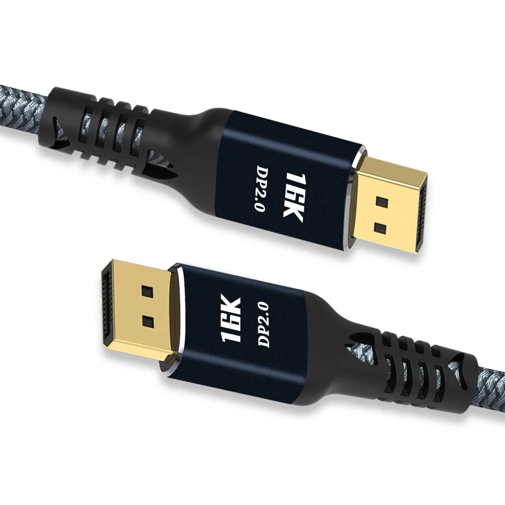 LUOM LUOM TJ-A114 DisplayPort 2.0 cable 6.6 ft 80 Gbps 16K@60Hz — product photo