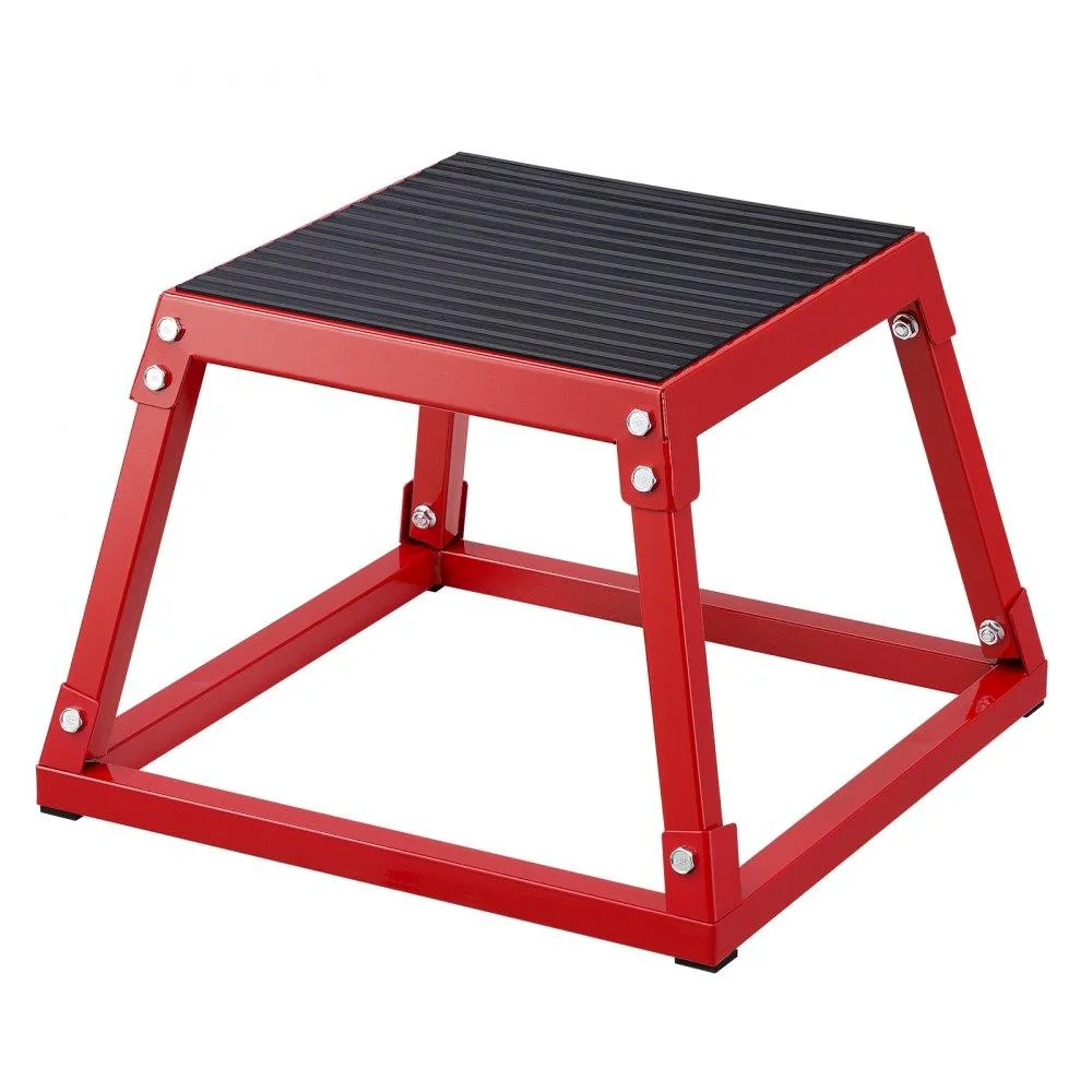 VEVOR VEVOR Plyometric Jump Box 12 Inch Red 500 lb — product photo