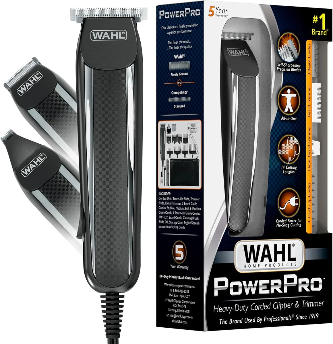 TAURKENAM TAURKENAM 9686 corded trimmer kit 13 lengths 3 heads — product photo