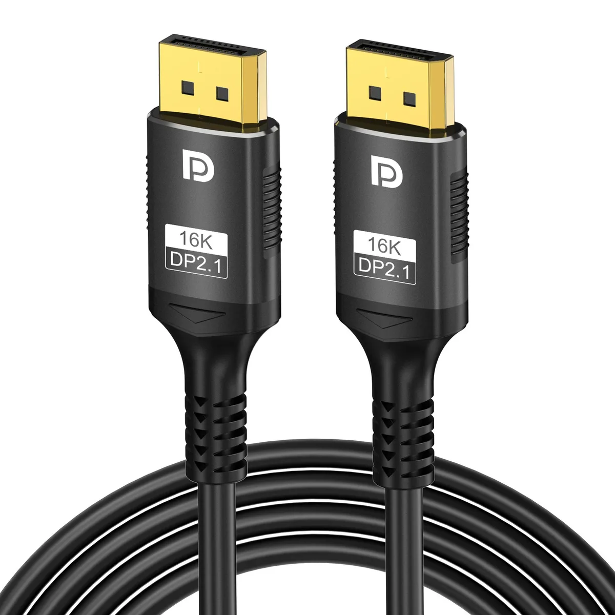 AUBEAMTO AUBEAMTO TJ-A285BK DisplayPort 2.1 Cable 10ft 80Gbps 16K@30Hz — product photo