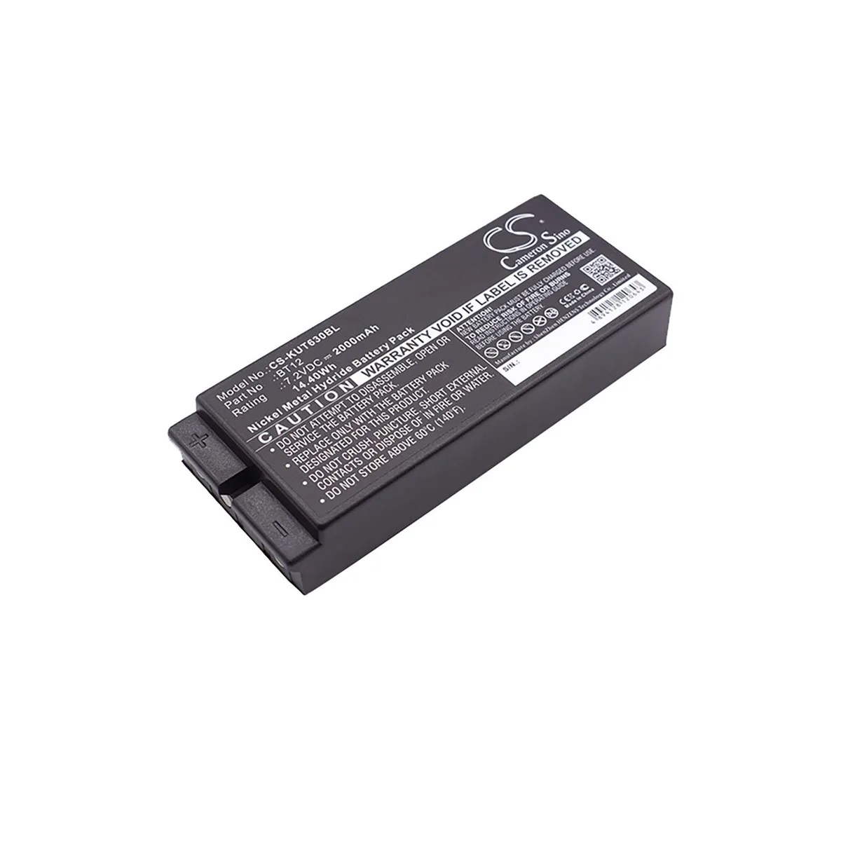 Cameron &amp; Co Cameron &amp; Co DS-CS-KUT630BL standard battery 7.2V 2000mAh Ni-MH black — product photo