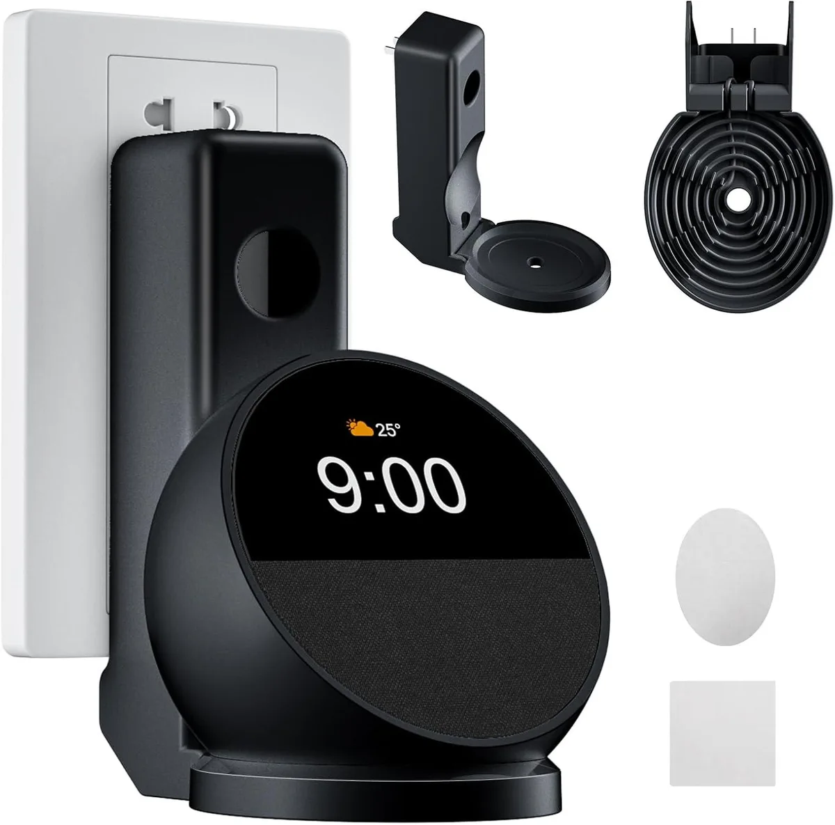 Werleo Werleo Wall Mount Stand for Echo Spot 2024 11'' Black — product photo