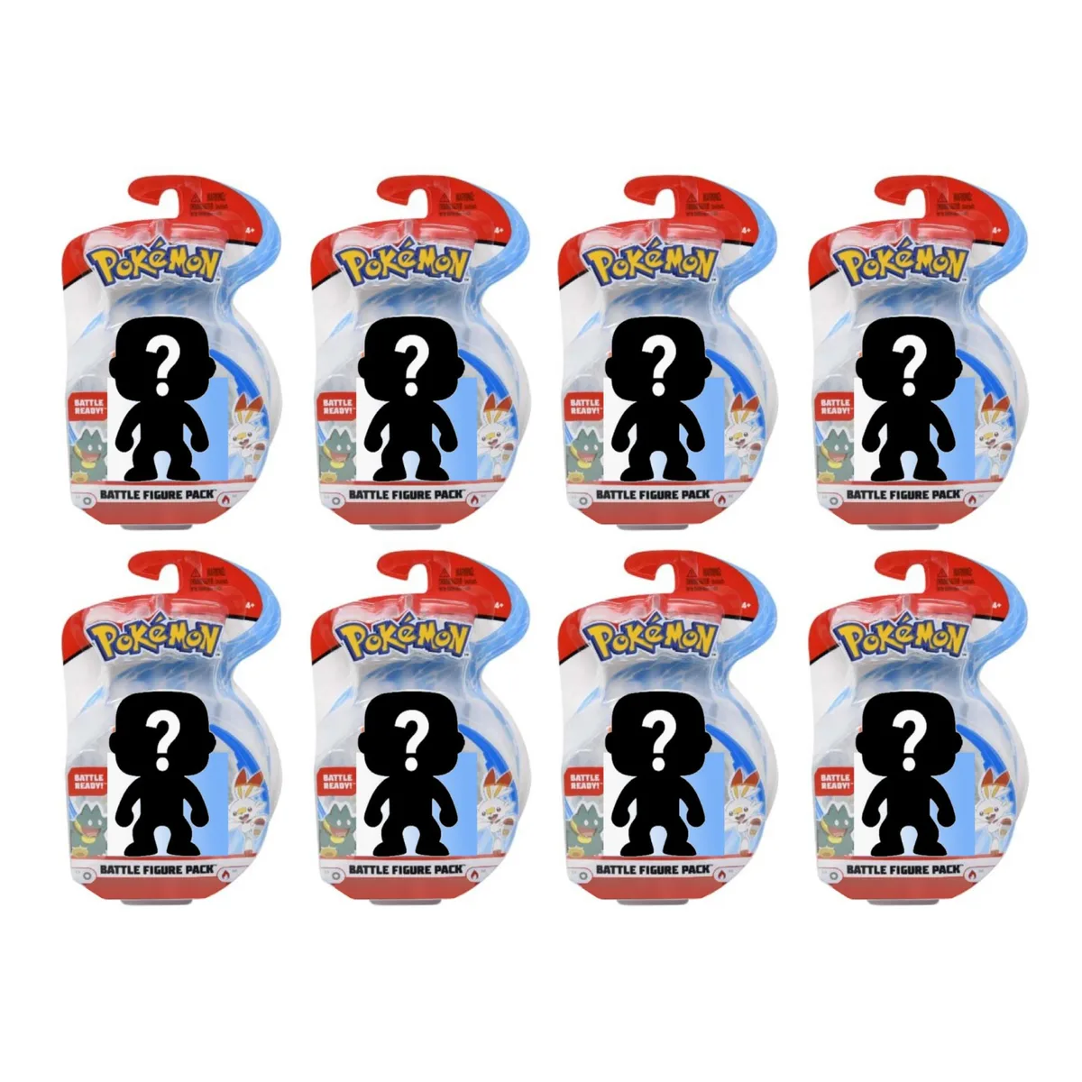 Pokemon Pokemon Pack of 8 Battle Figures Mystery Assortment — product photo