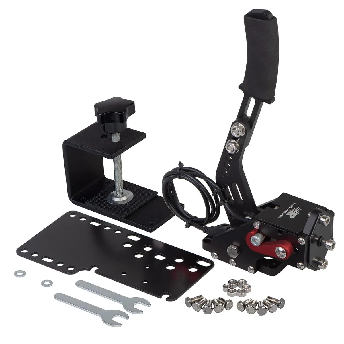 PISKEKAT PISKEKAT 16-bit USB Handbrake with Fixing Clip and Plate — product photo