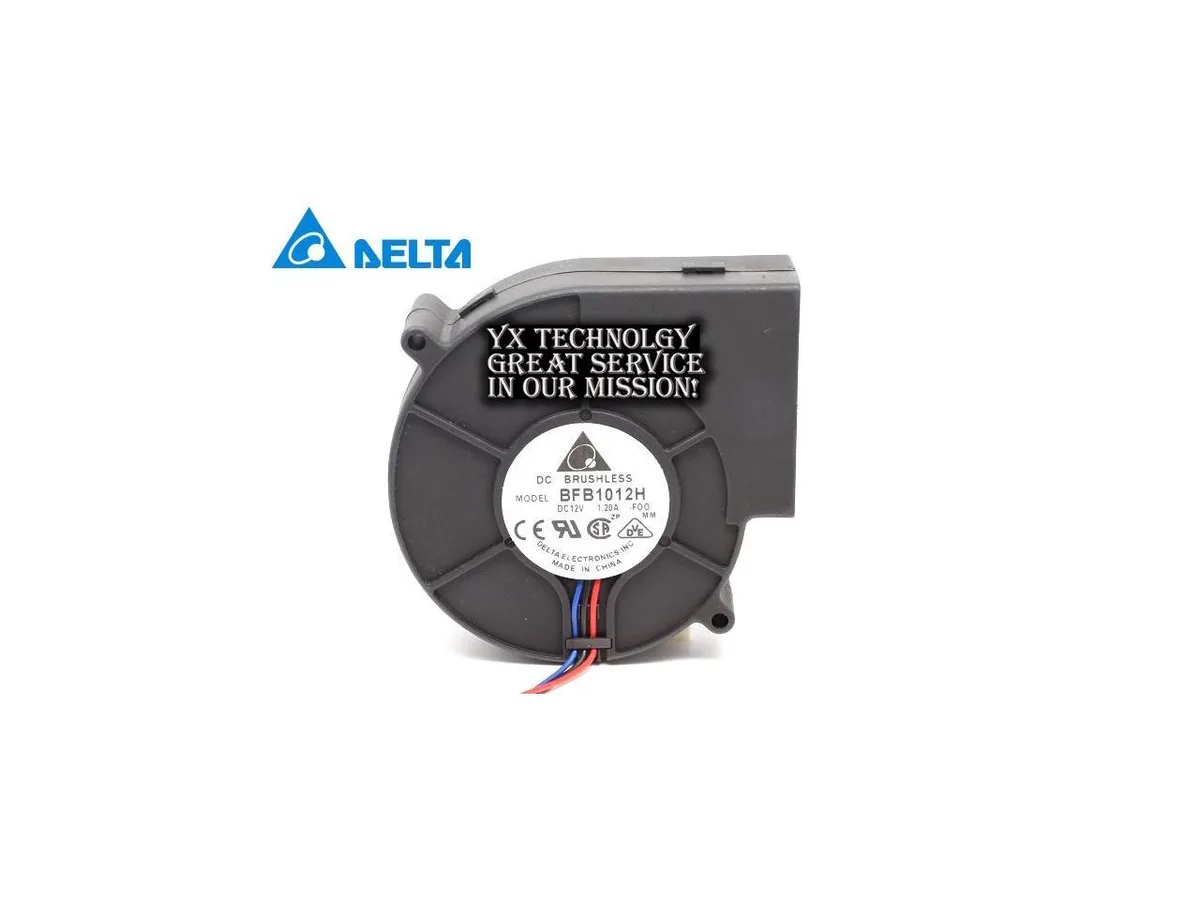 Square black CPU cooler fan with central hub and curved blades