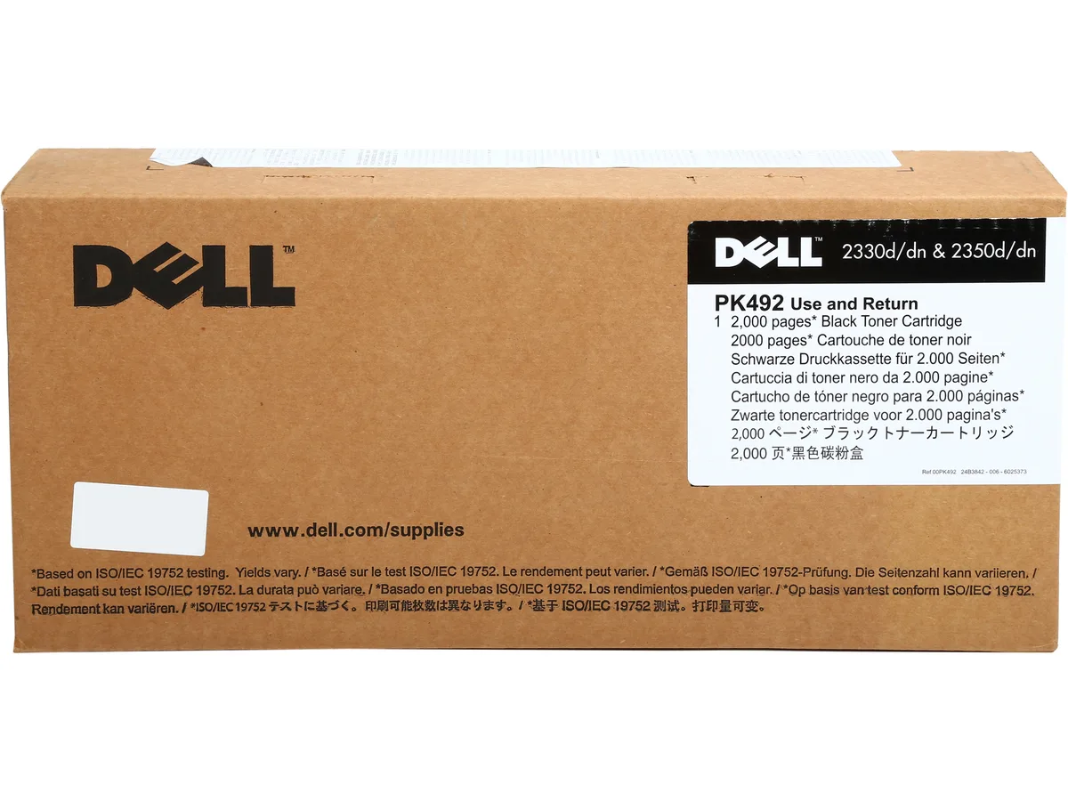 DELL DELL PK492 toner cartridge black 2000 pages 2330 2350 — product photo