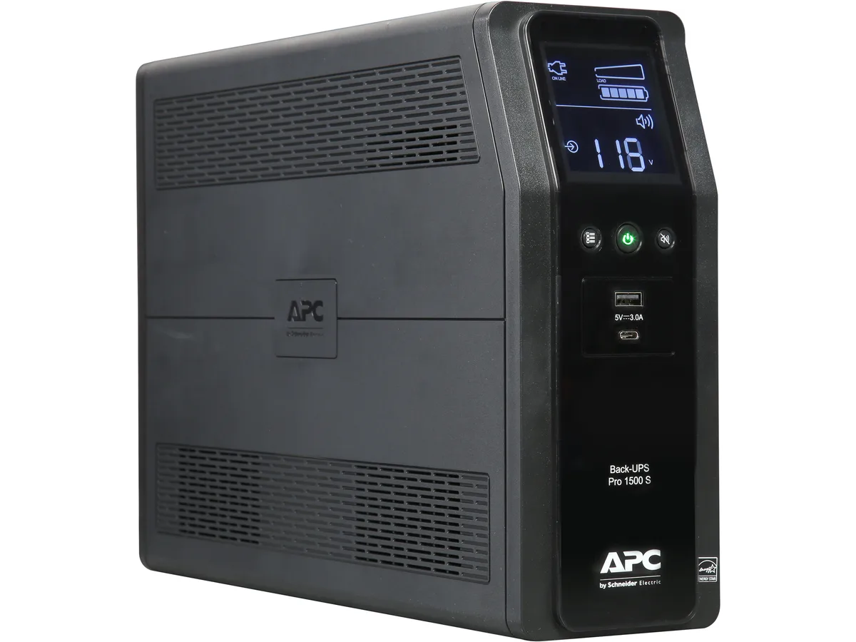 APC APC BR1500MS 1500 VA 900 W Sine Wave UPS 10 Outlets 2 USB — product photo