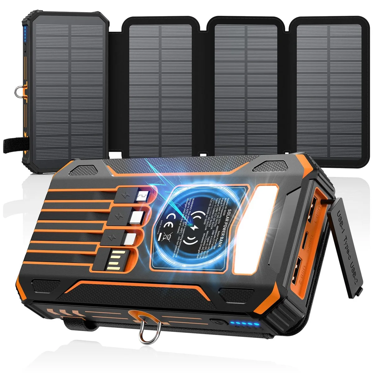  SOARAISE HI-S029 48000mAh solar power bank — product photo