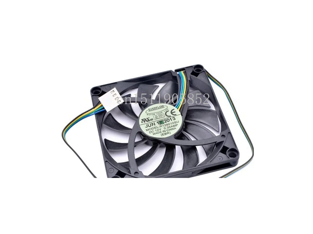 Fans Fans 128010SU 80mm 12V .35A 10mm 4-wire case fan — product photo