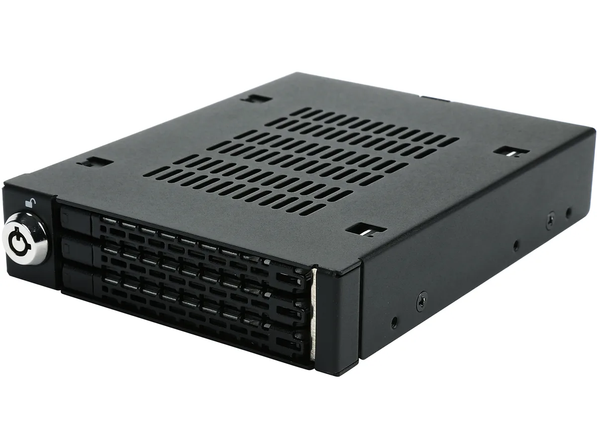 ICY DOCK ICY DOCK MB993SK-B ToughArmor 3 x 2.5" SAS SATA to 3.5" bay hdd accessory — product photo