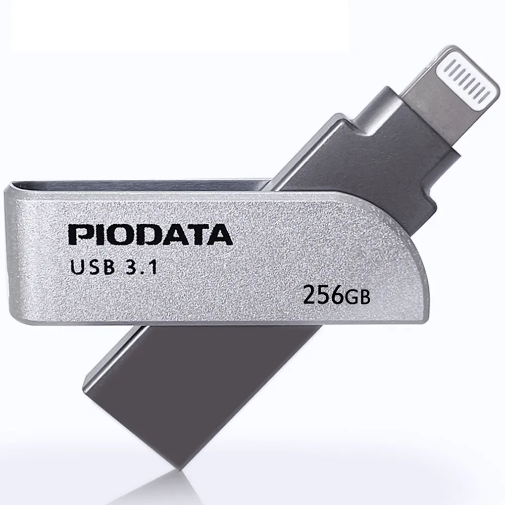 PIODATA PIODATA IXF-256-SG 256GB USB 3.1 Lightning USB flash drive — product photo