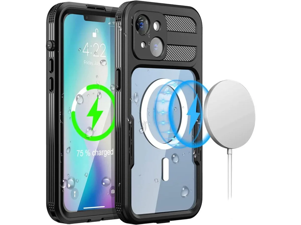 BONAEVER BONAEVER Waterproof Case for iPhone 14 6.1 inch 2022 with MagSafe Support IP68 — product photo