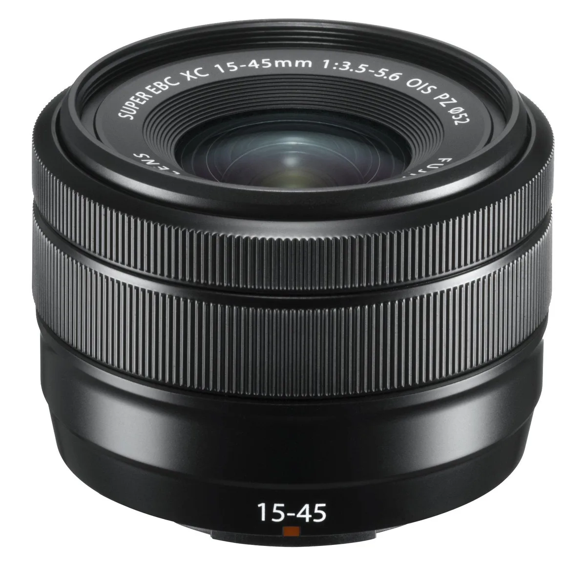 FUJIFILM FUJIFILM XC 15-45mm f/3.5-5.6 OIS PZ camera lens Black — product photo
