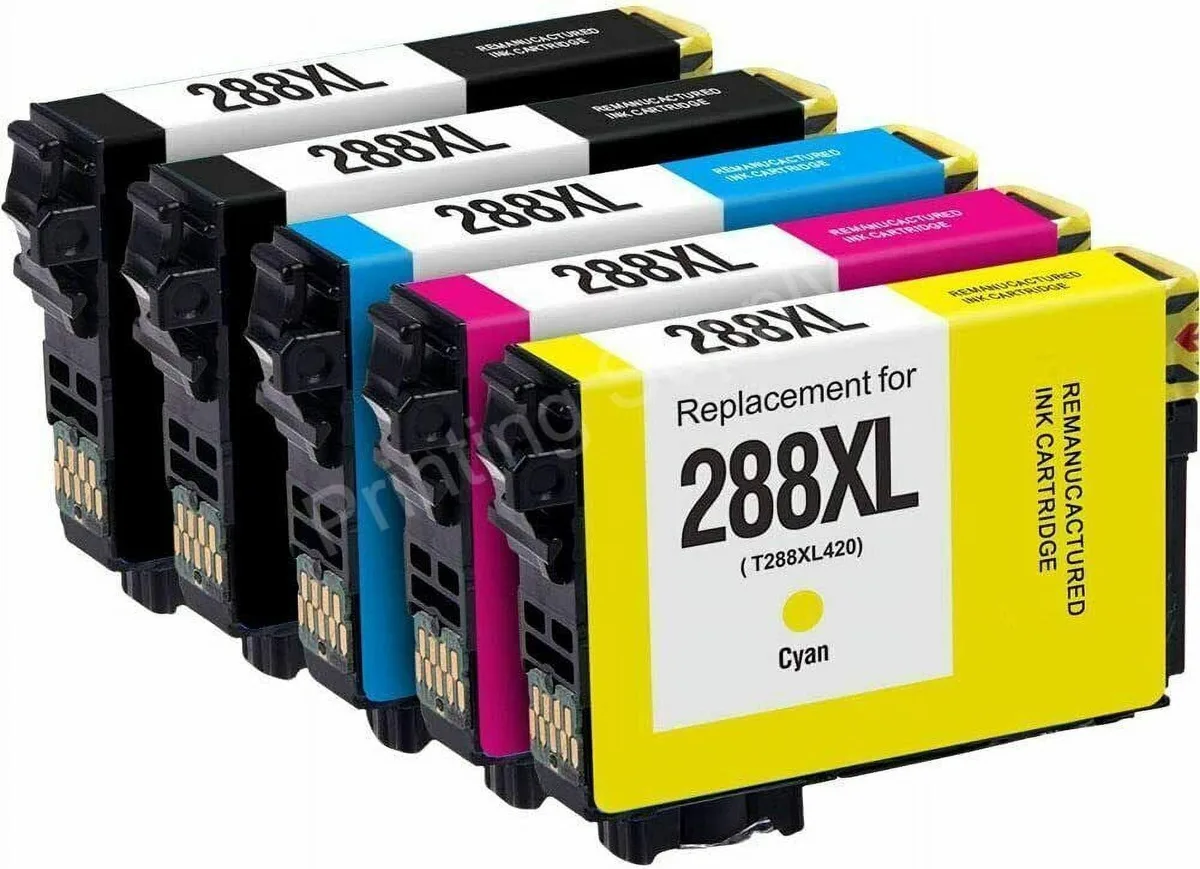 Ninestar Technology Ninestar Technology 288XL 5-Pack High-Yield Ink Cartridges (2 Black, Cyan, Magenta, Yellow) — product photo