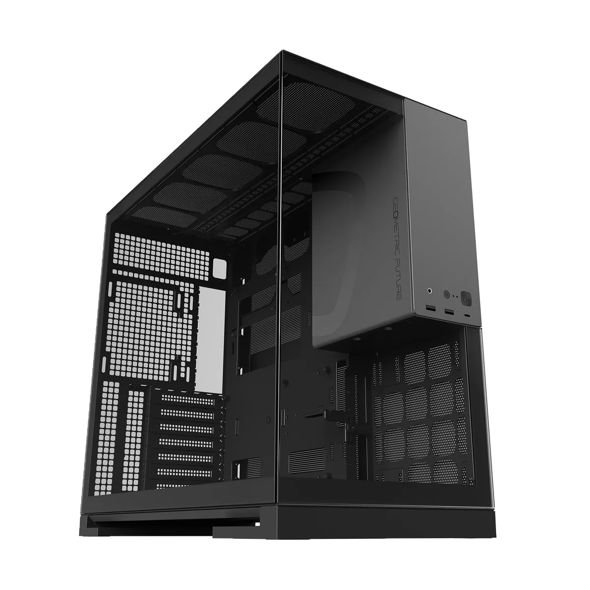 Geometric Future Geometric Future M5 Black Grey PC case — product photo