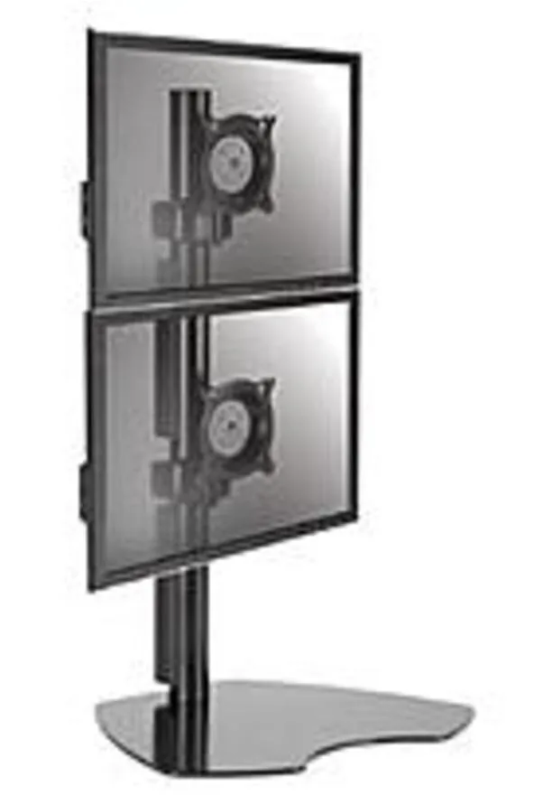 Chief Chief KTP230B Dual Vertical Monitor Table Stand - Black — product photo