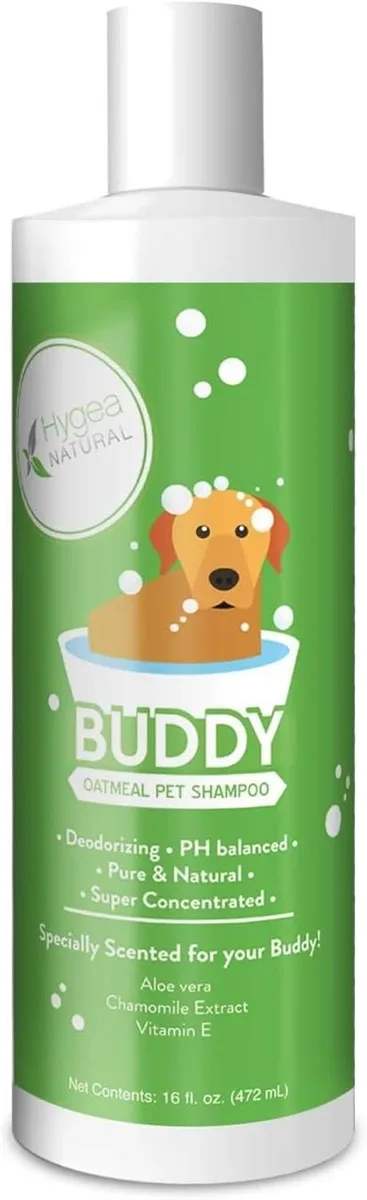 Hygea Products, LLC Hygea Products, LLC Buddy Dog Shampoo Oatmeal Formula 16 oz pet - grooming — product photo