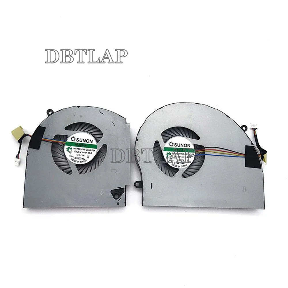 DBTLAP DBTLAP laptop cooling pad Alienware 17 R4 R5 CPU GPU fan MG75090V1-C060-S9A MG75090V1-C070-S9A — product photo