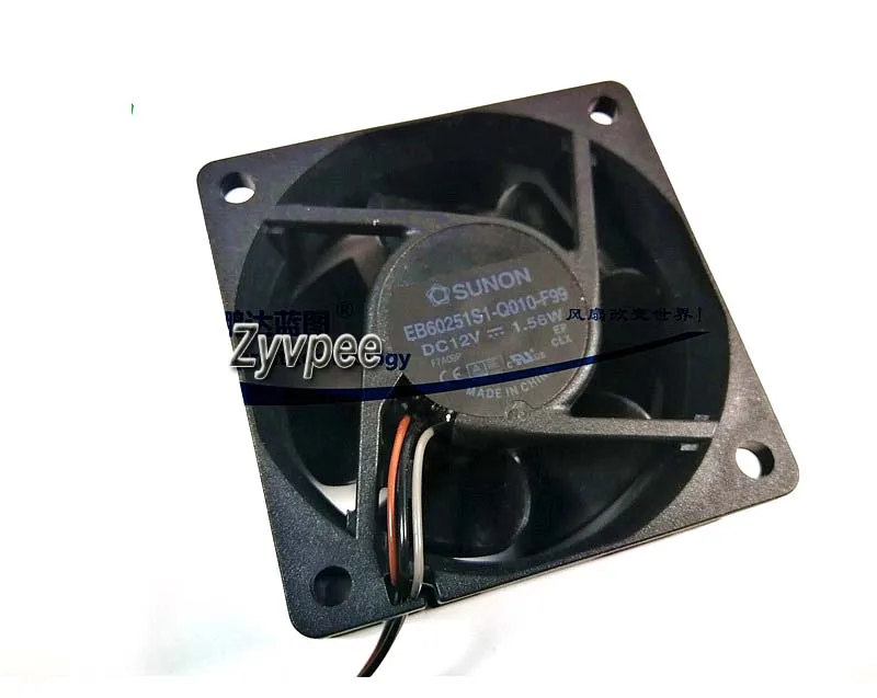 Zyvpee Zyvpee EB60251S1-Q010-F99 60*25mm 12V 1.56W 3-pin case fan — product photo