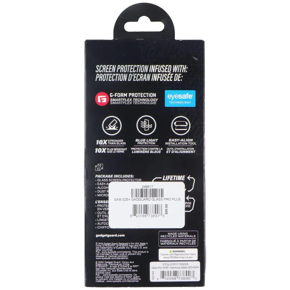 Invisible Gadget Guard Invisible Gadget Guard Glass Pro Screen Protector Galaxy S24+ S25+ — product photo