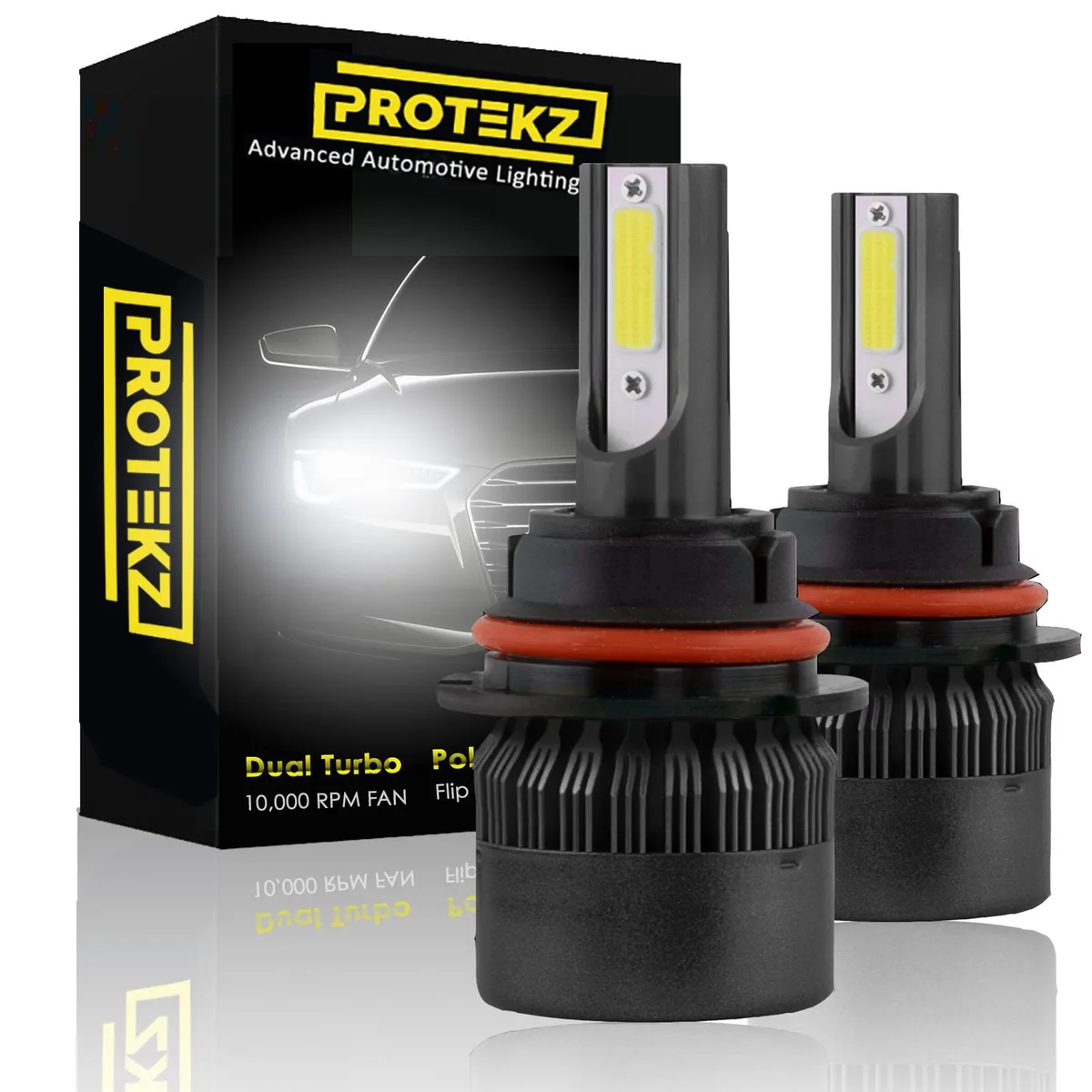 Protekz Protekz H13 LED Headlight Kit 12000LM 6000K 2010 Dodge Dakota — product photo