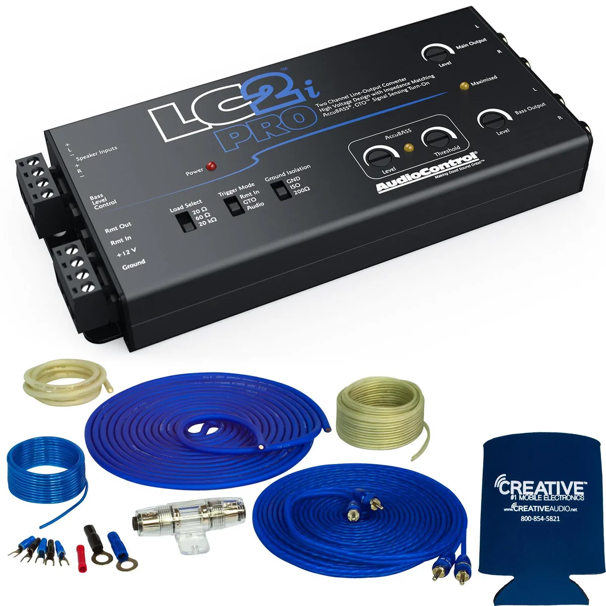 STINGER Stinger SS600XS 8GA 600W Wiring Kit with AudioControl LC2i-PRO Factory Integration — product photo