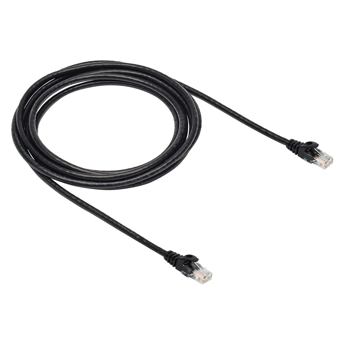  Amazon Basics Cat 6 Ethernet Cable 10 Foot Black 250MHz 10Gbps 26AWG 5.5mm — product photo