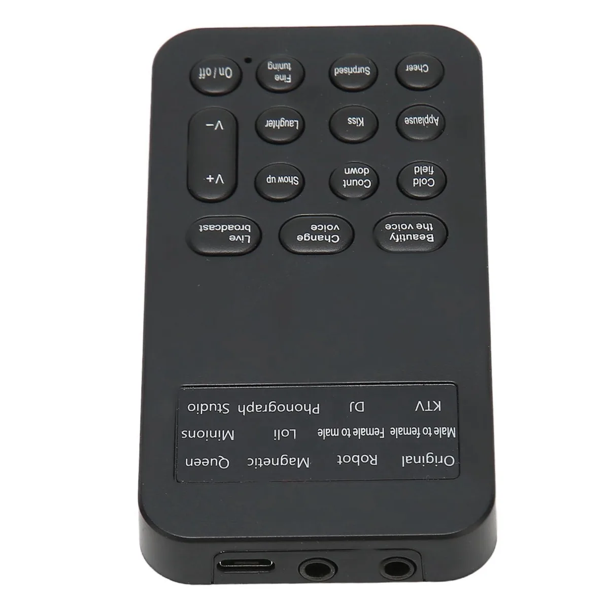  jWIN Qiilumxi6e90du2 Handheld Voice Changer 8 Effects Black — product photo