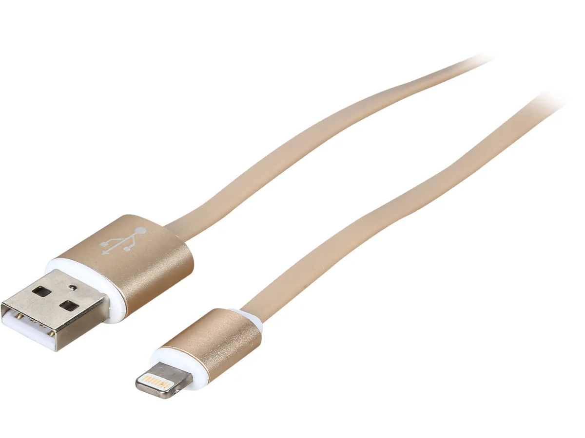 Nippon Labs Nippon Labs USB-LI-6-GL MFI Lightning Cable Gold 6 ft — product photo