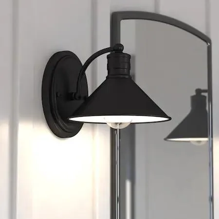 Vaxcel Vaxcel W0283 Akron 1-Light Bronze Farmhouse Bathroom Lighting — product photo
