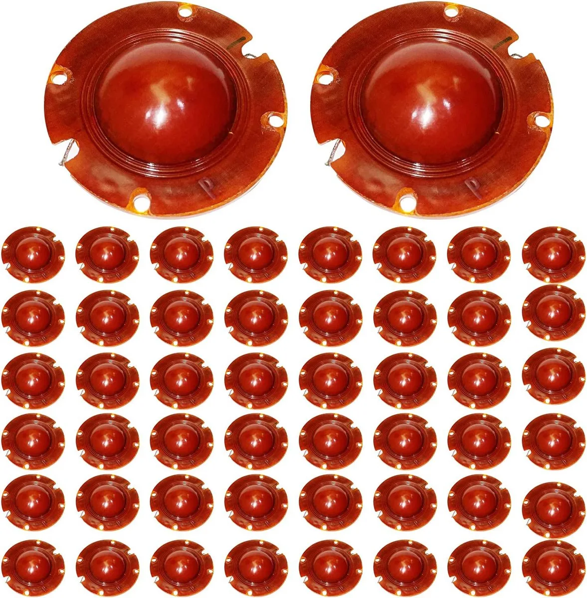 5 Core 5 Core DP1 50PCS 2 Inch Diaphragm Replacement 50 Pack 51mm Phenolic Voice Coil Kapton Former Horn — product photo
