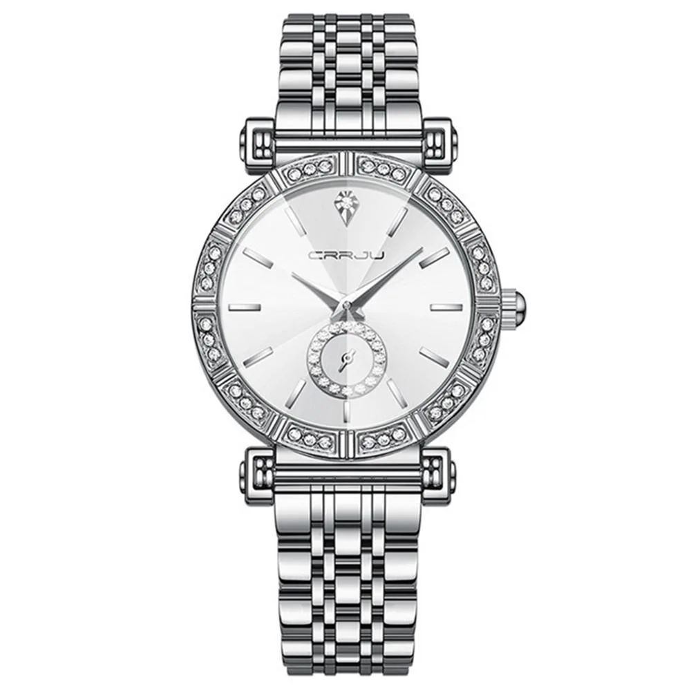 Apec CCTV Apec CCTV Silver Mesh Strap Quartz Watch 30m — product photo