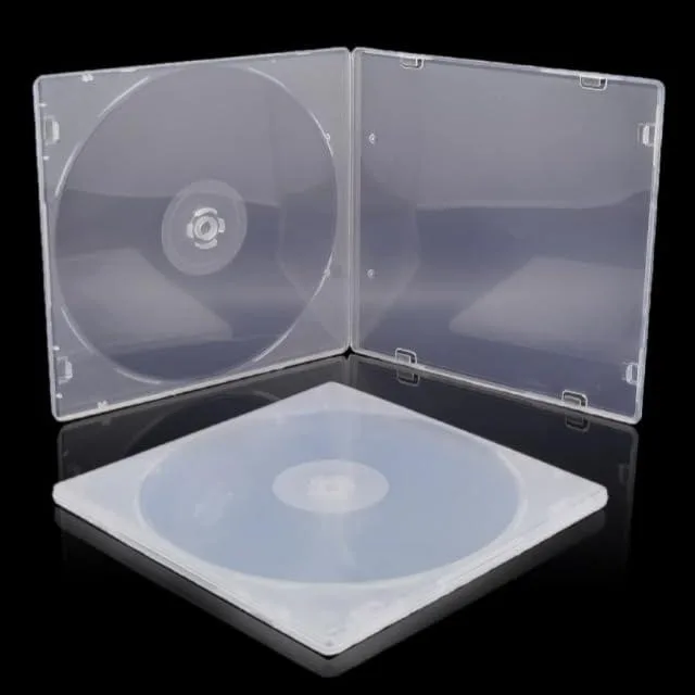  Fellowes NEN15042503 10 Pack 5.2mm Slim CD DVD Cases — product photo