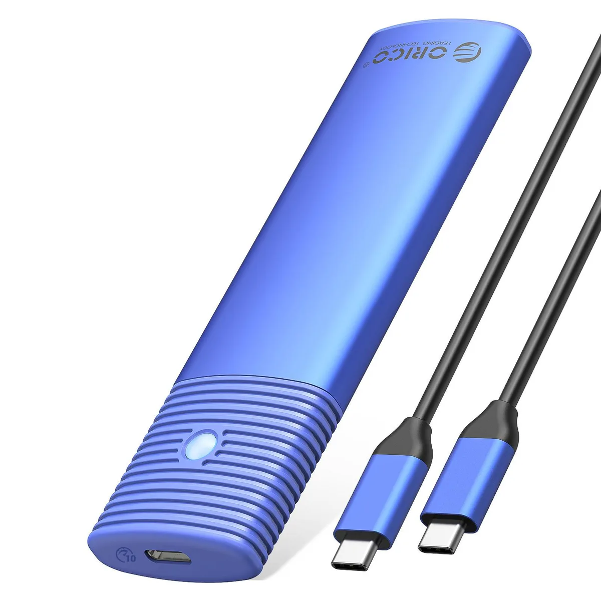 Orico Orico M.2 NVMe SATA drive enclosure USB 3.2 10Gbps 5Gbps Blue — product photo