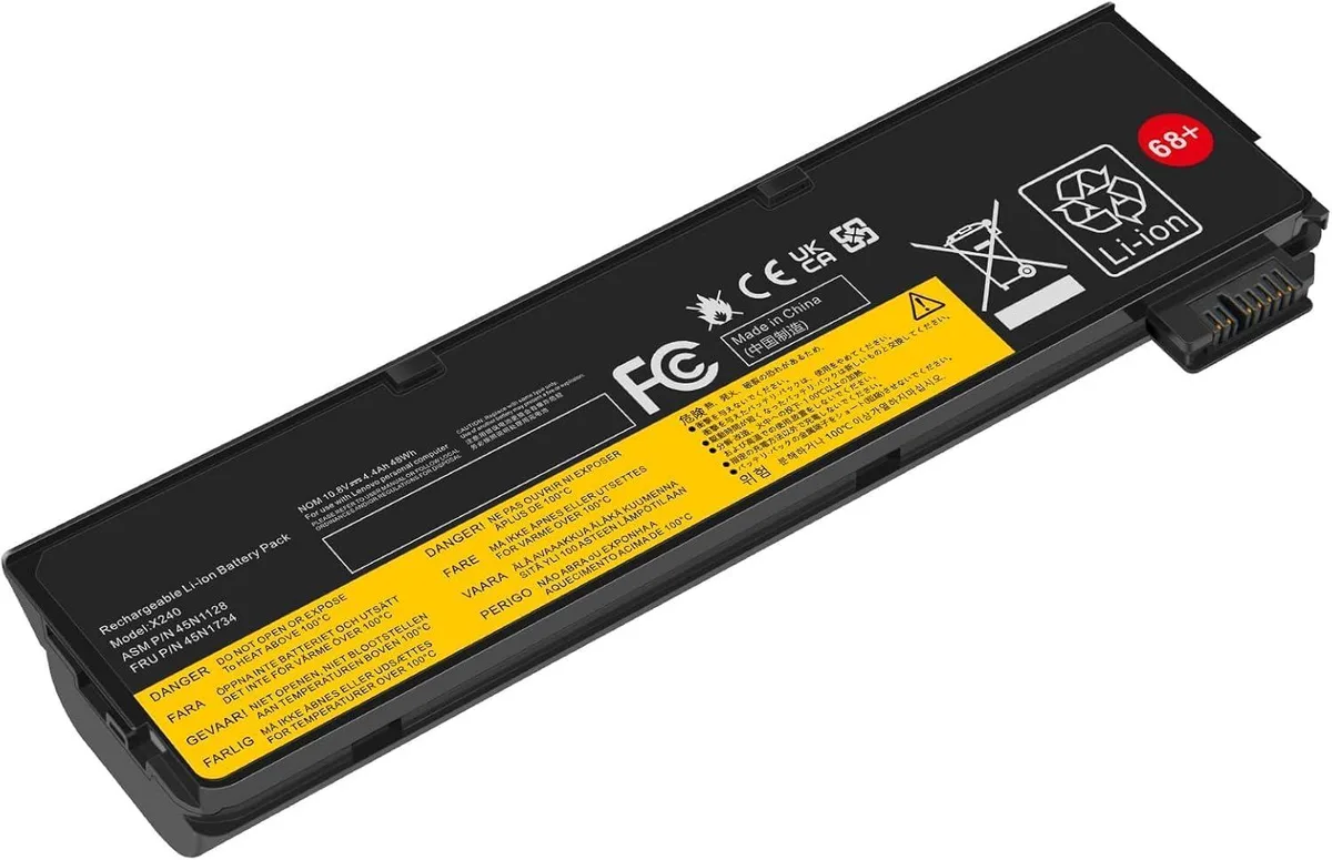 PISKEKAT PISKEKAT 48Wh 6-cell laptop battery for ThinkPad X240-270 T440-470 T550-560 L450-470 P50S W550s — product photo