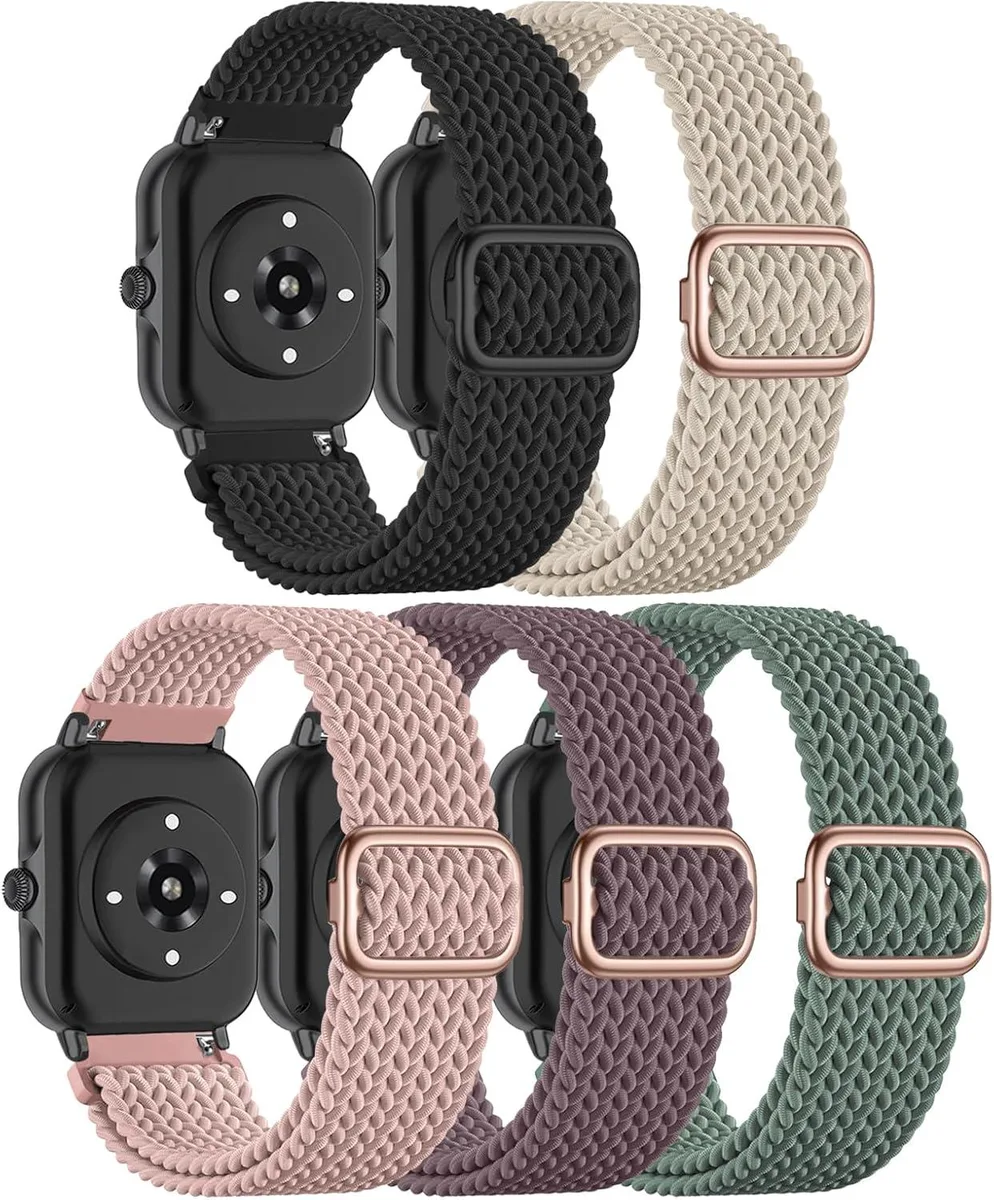 ETEIZU ETEIZU 5 Pack 22mm Braided Stretchy Bands for IDW13/16/19 — product photo