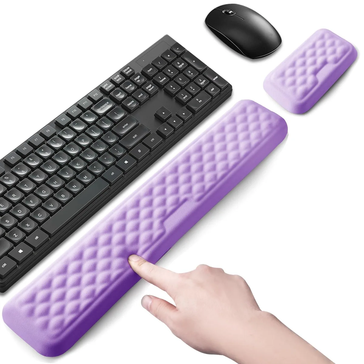 LIZPARE LP-HLWR-Purple wrist rest 17 x 3.1 in Purple — product photo