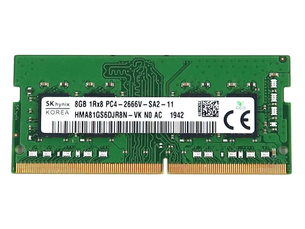 SK hynix SK hynix HMA81GS6DJR8N-VK_UA 8GB DDR4 SO-DIMM 2666MHz CL19 1.2V accessory — product photo