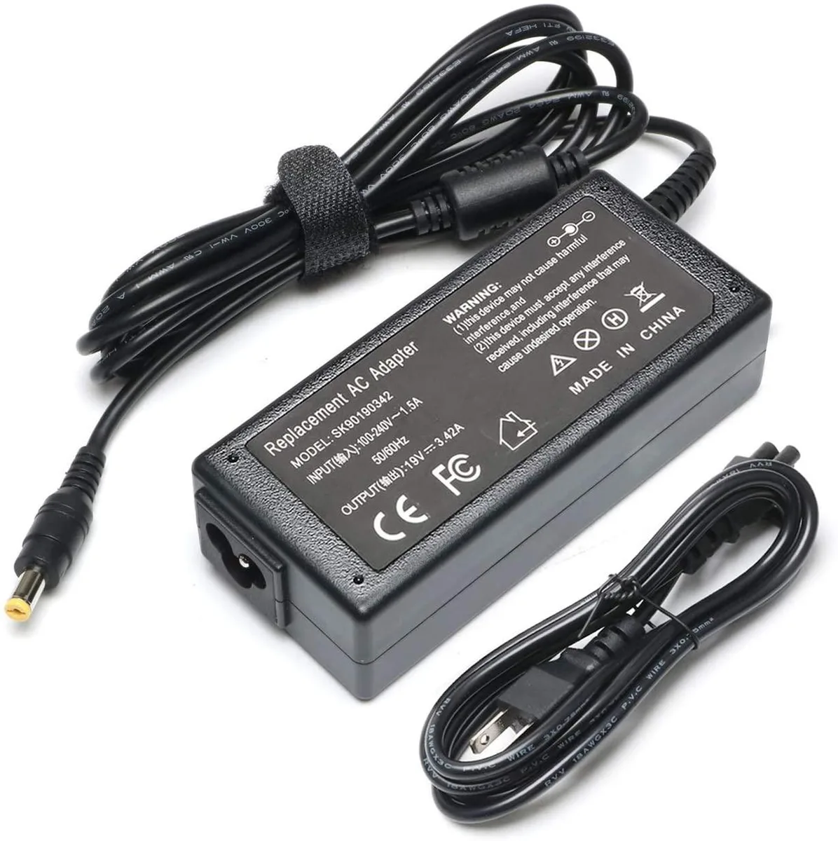 myVolts myVolts 65W AC Adapter 19V 3.42A 5.5mm for Acer Aspire — product photo