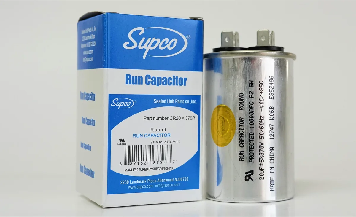 SUPCO SUPCO CR20X370R HVAC Control 20 MFD 370 VAC — product photo