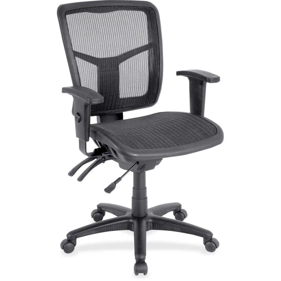 Lorell Lorell 86904 Mesh Swivel Midback Chair patio furniture — product photo