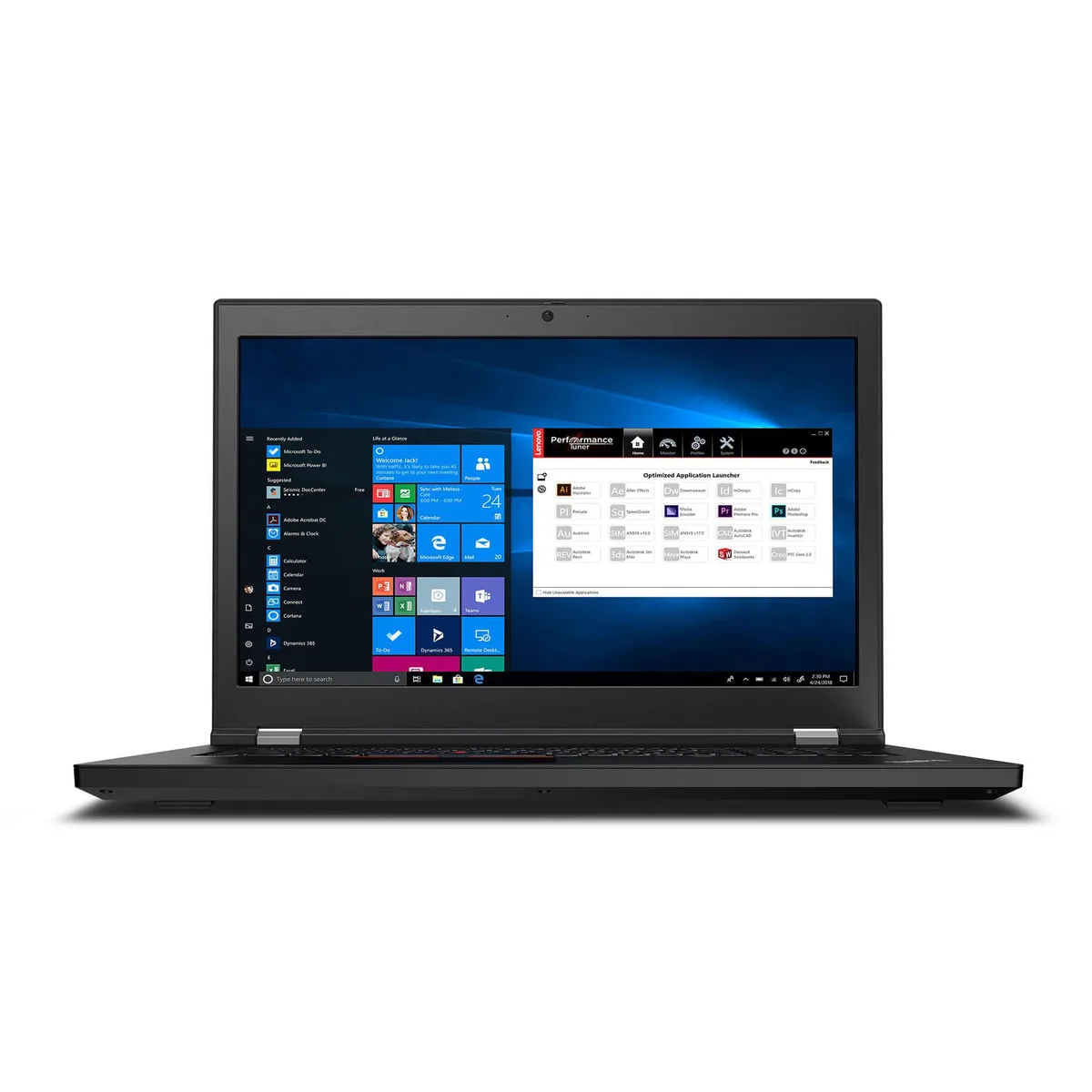 Lenovo Lenovo 20SQS02000 laptop Xeon W-10855M 32GB DDR4 1TB RTX 5000 17.3 UHD — product photo