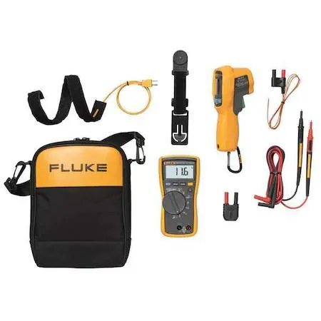 Fluke Fluke 116/62MAX+ HVAC Multimeter & IR Thermometer Kit — product photo